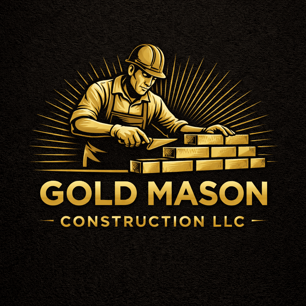 Gold Mason Construction New Jersey Logo