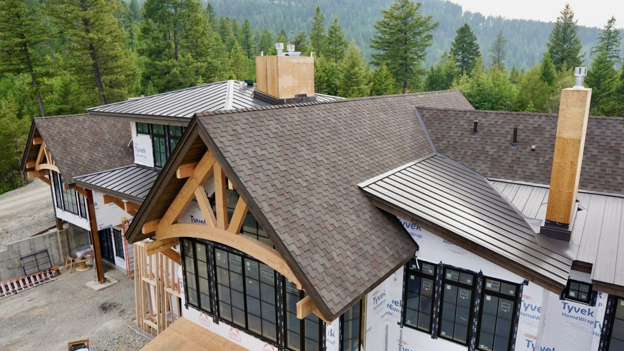 Montville NJ residential roofing contractor inspecting a shingle roof