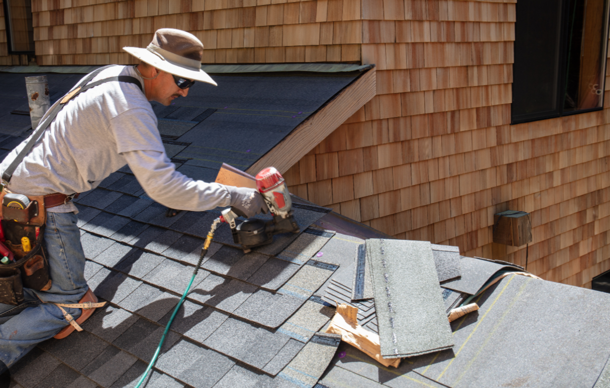 Modern energy-efficient commercial metal roofing system installation in the Parsippany NJ area.