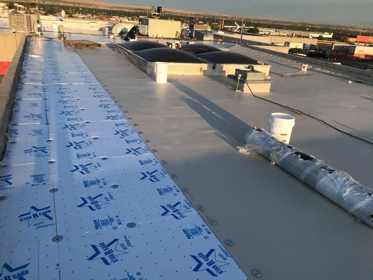 Commercial flat roof repair and maintenance services by local Toms River roofing company