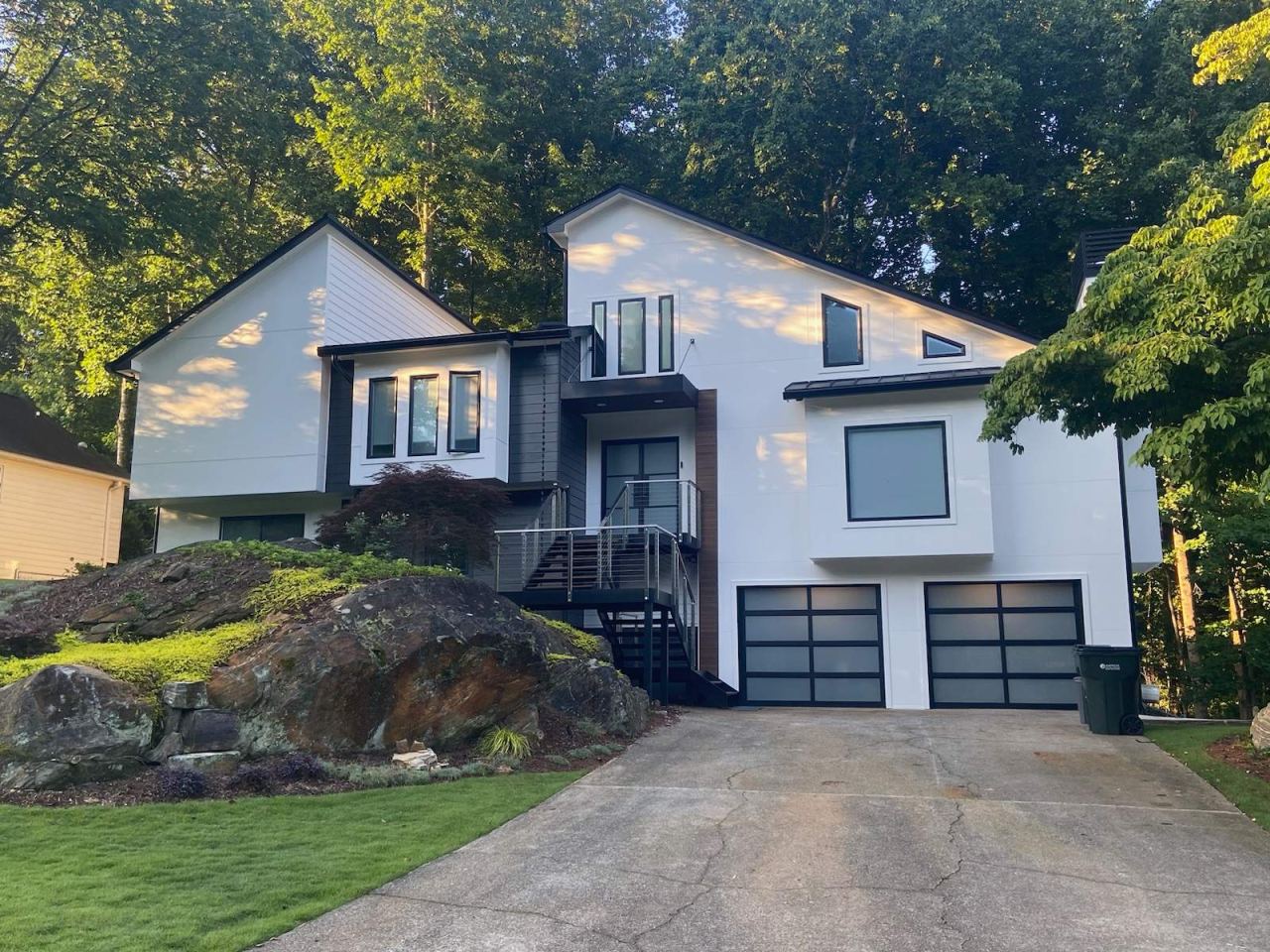 Vetted roofing contractors installing asphalt shingles and roof flashing in Mountainside, New Jersey.