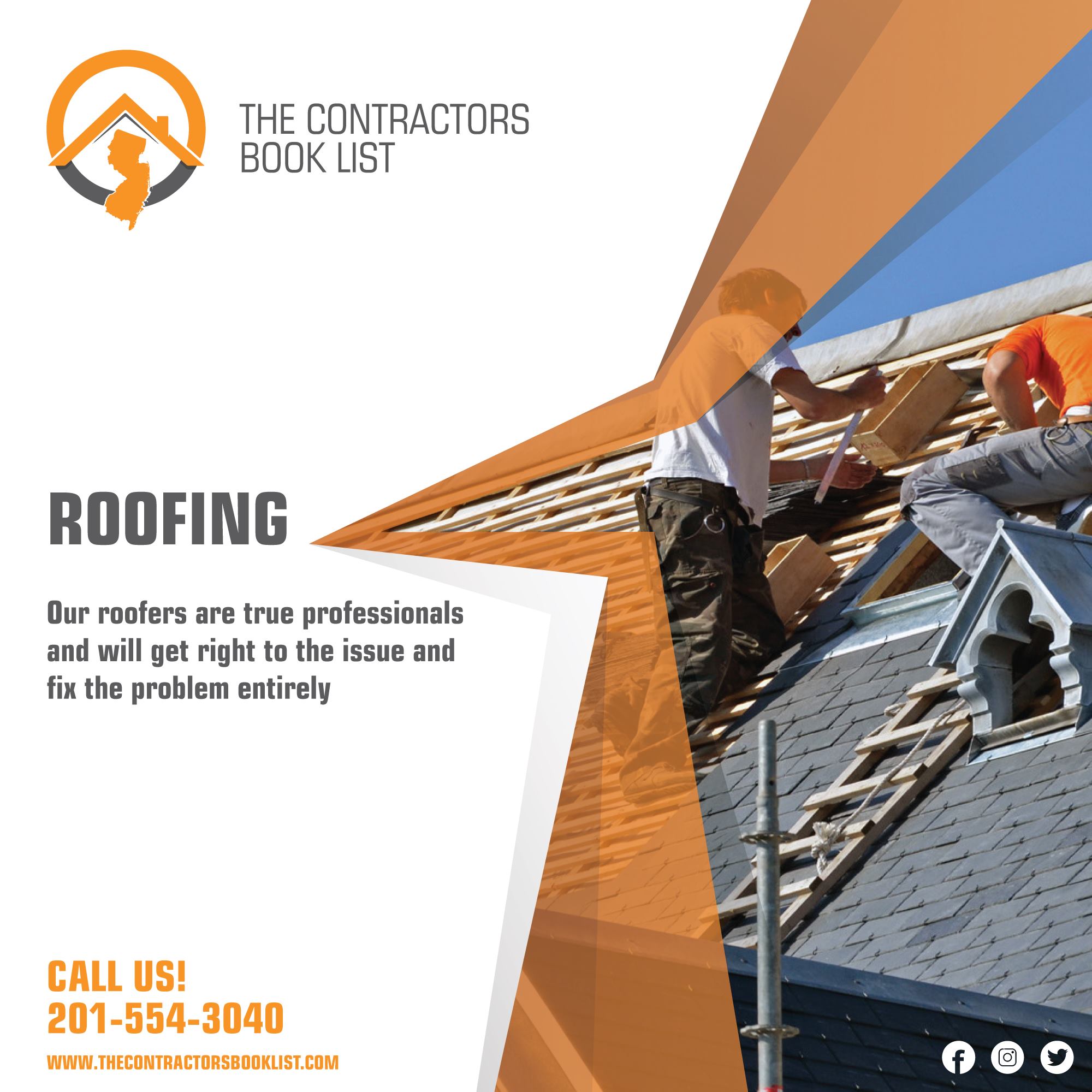 Professional roofing repair and replacement contractors servicing Windham New Jersey, New York, and Pennsylvania areas